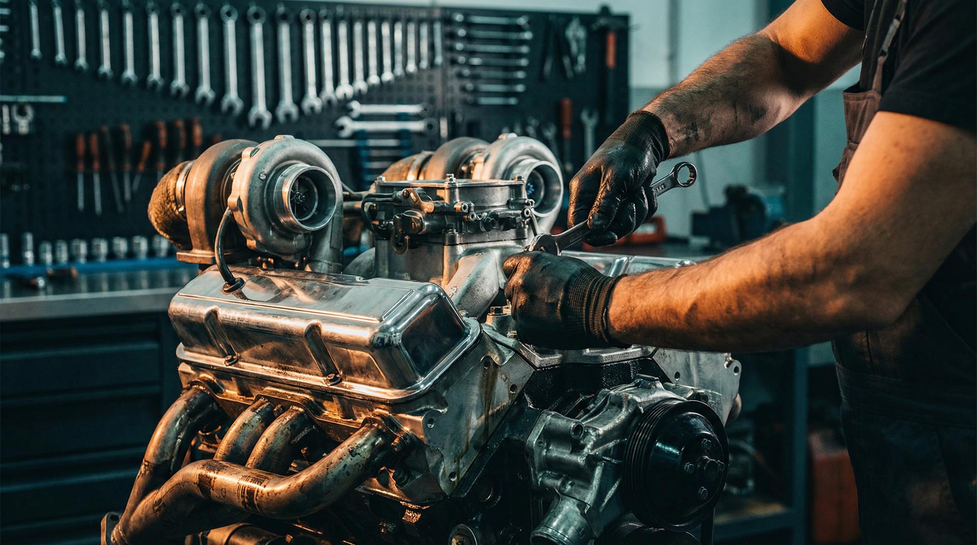 福利导航修车视频 - 涡轮增压发动机拆解